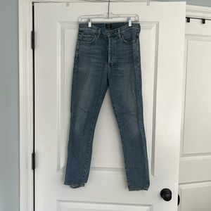 Citizens of Humanity Olivia High Rise Slim Ankle Jeans